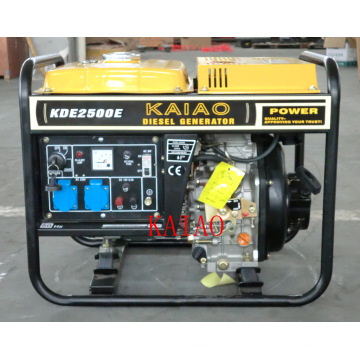 2kw Diesel Genset KAIAO Electric Genset Small Home Use Generator 2500E